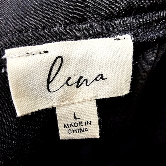 Nwot Lena Black Satin Halter Deep Plunge Rhinestone Trim Bubble Cocktail Dress - Picture 4 of 17